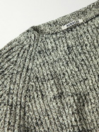 Auralee - Ribbed Wool and Alpaca-Blend Sweater - Gray