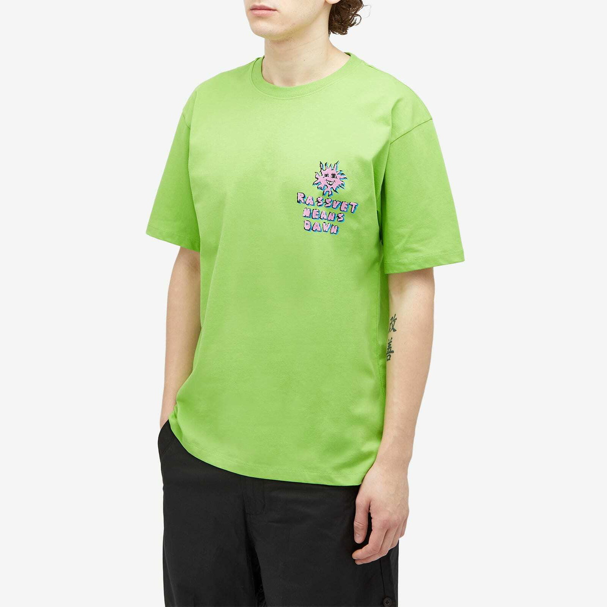 PACCBET Men's R.M.D T-Shirt in Lime