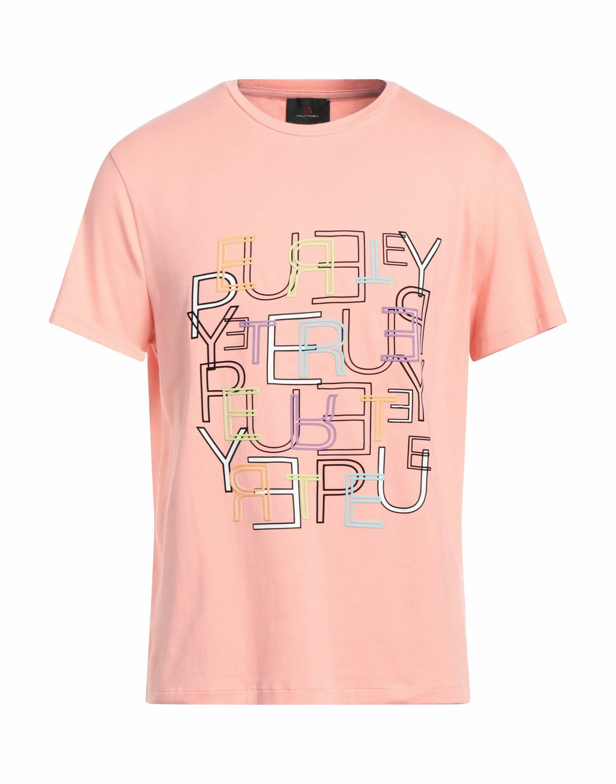 Peuterey Mens T-shirt in Pink