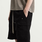 Rick Owens DRKSHDW Men's Cargobela Shorts in Black