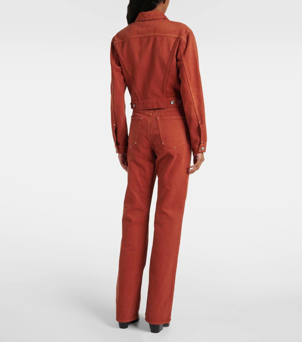 Rabanne Cropped denim jacket
