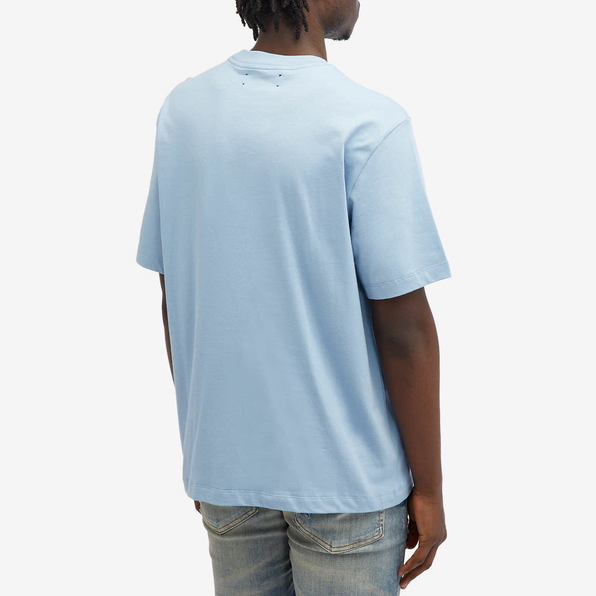 AMIRI Men's Core Logo T-Shirt in Ashley Blue Amiri