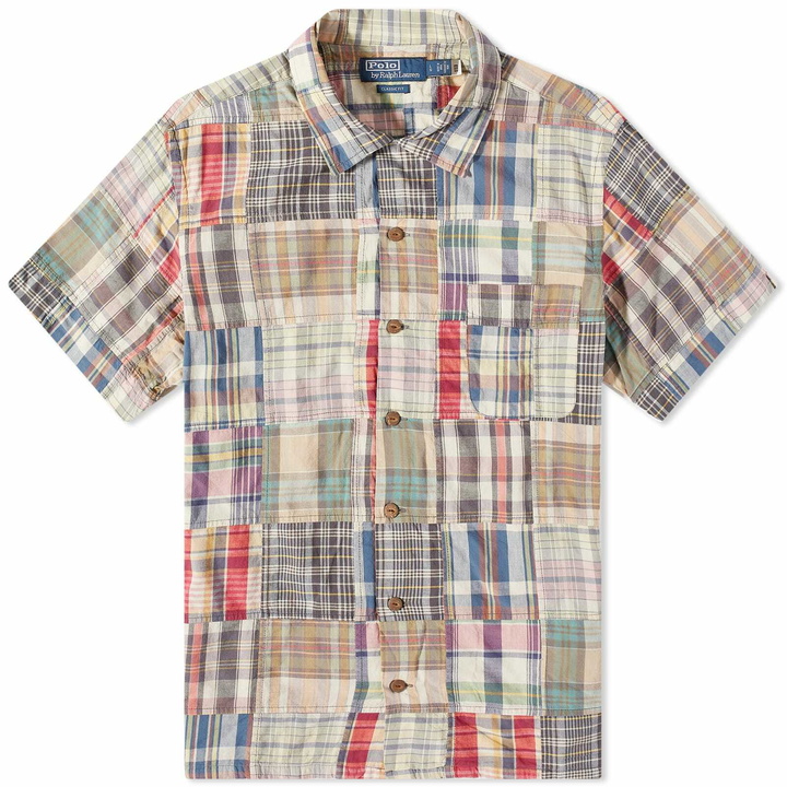 Photo: Polo Ralph Lauren Men's Patchwork Madras Vacation Shirt in Key West Patchwork