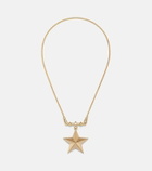 Marie Lichtenberg Connector 18kt gold charm necklace with jasper and diamonds