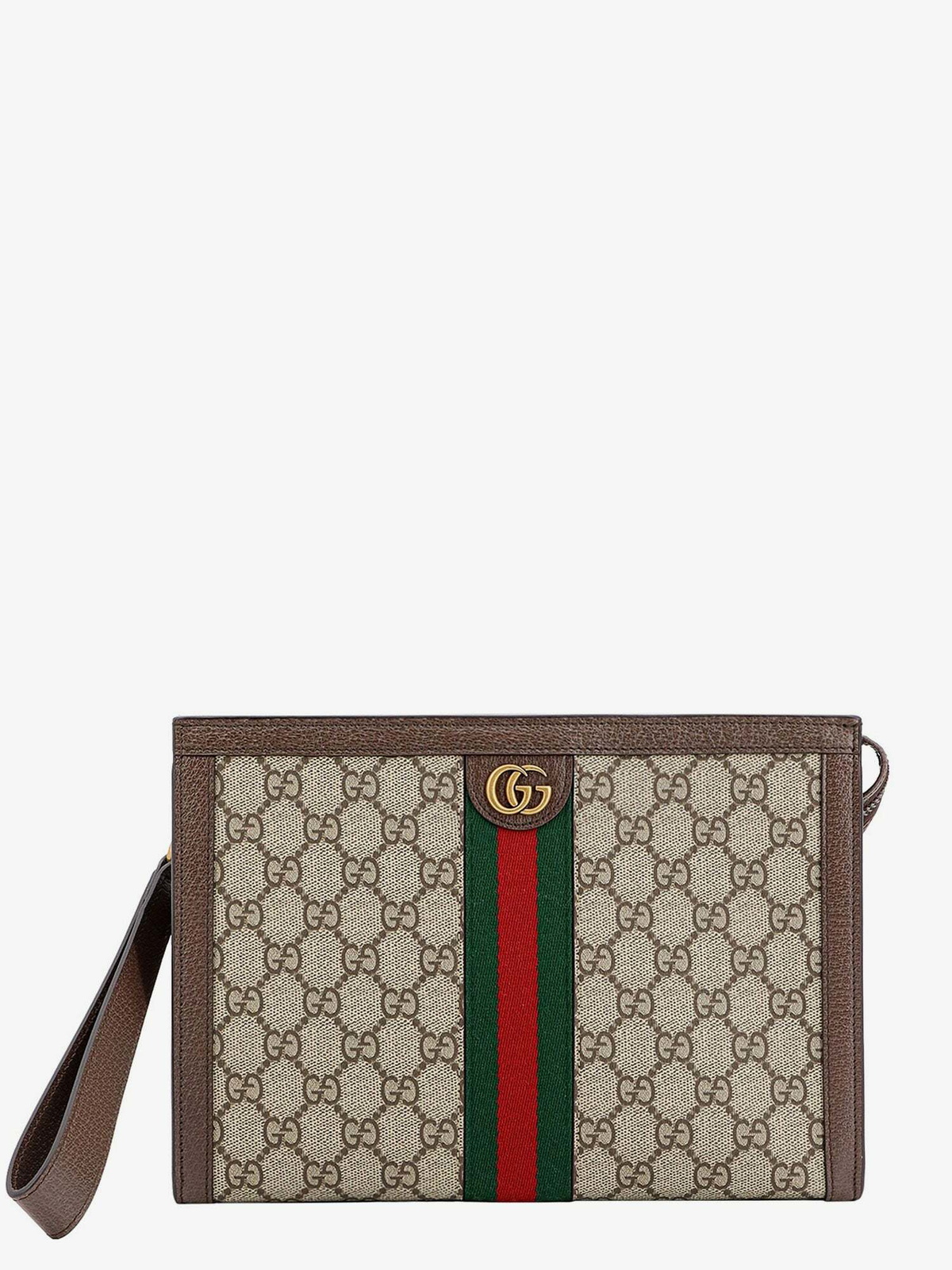 Gucci Ophidia Gg Brown Mens Clutch Gucci