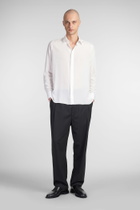 Laneus Shirt In White Silk