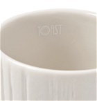 Toast Living - MU Set of Two Porcelain Espresso Cups And Saucers - White