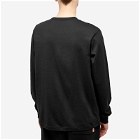 Acne Studios Men's Long Sleeve Eisen X Face T-Shirt in Black