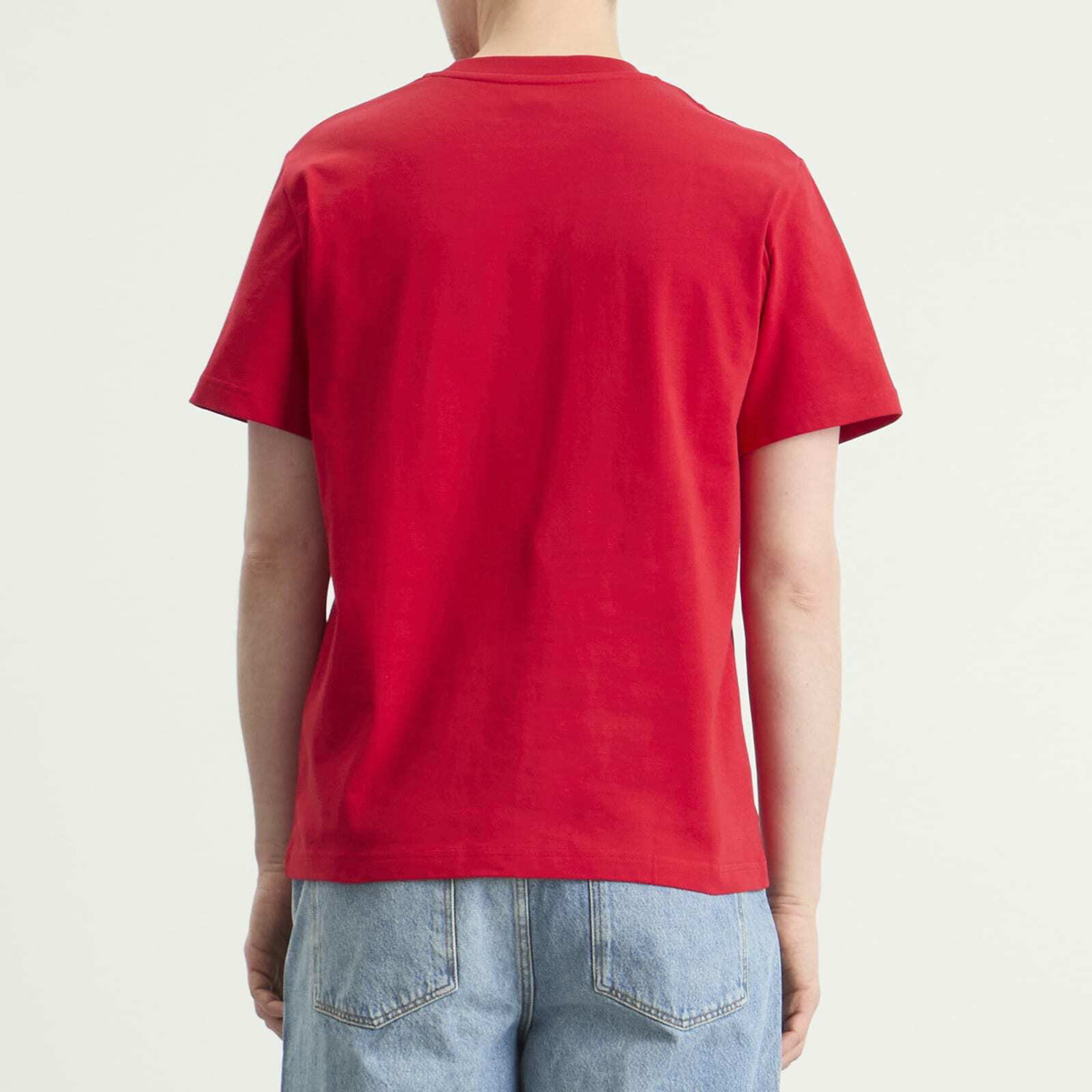 A.P.C. Men's VPC Logo T-Shirt in Red/Ecru