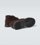 Gucci Horsebit suede desert boots