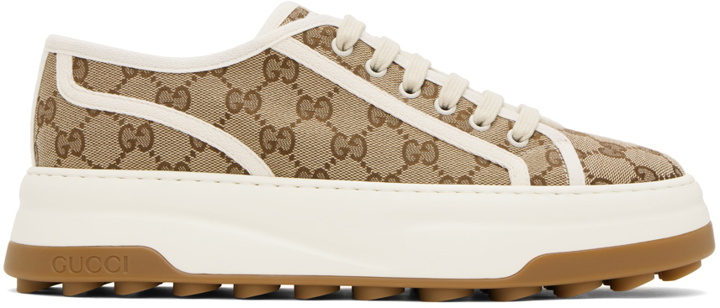 Photo: Gucci Beige GG Sneakers