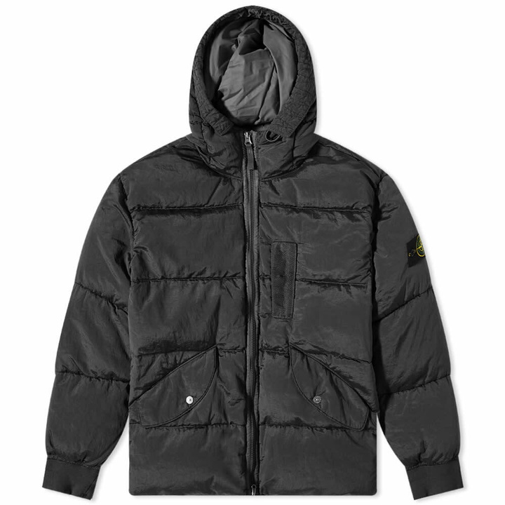 Photo: Stone Island Men's Nylon Metal Hooded Down Jacket in Black