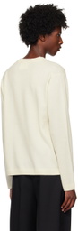 LISA YANG Off-White Mason Sweater