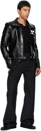Courrèges Black Reedition Vinyl Jacket