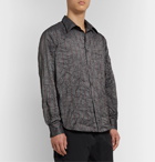 Our Legacy - Policy Crinkled Striped Woven Shirt - Gray