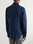 Canali - Cotton-Poplin Shirt - Blue