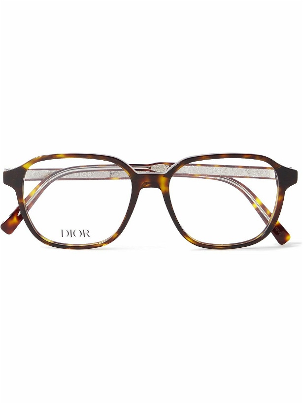 Photo: Dior Eyewear - InDiorO S3I Square-Frame Tortoiseshell Acetate Optical Glasses