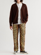 Endless Joy - Straight-Leg Leopard-Print TENCEL-Blend Trousers - Animal print