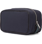 Paul Smith - Leather-Trimmed Shell Wash Bag - Navy