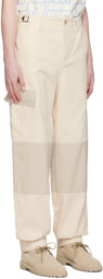 Drôle De Monsieur Off-White Paneled Cargo Pants