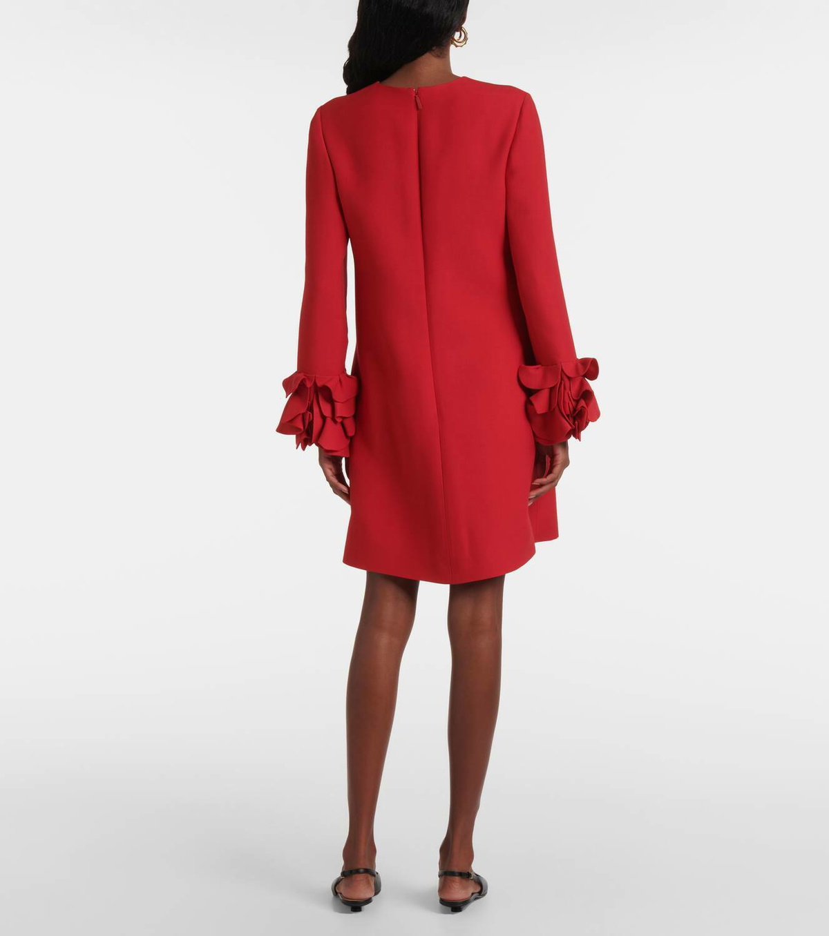 Valentino Crepe Couture ruffled minidress Valentino