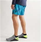 Adidas Sport - Printed Shell Shorts - Blue