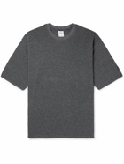 Nike - Logo-Embroidered Stretch Cotton-Blend T-Shirt - Gray