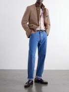 Drake's - Games Herringbone Virgin Wool-Tweed Blazer - Brown