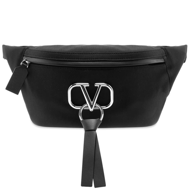 Photo: Valentino Go Logo Ribbon Nylon Waist Pack