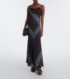 Missoni Julia lamé platform sandals
