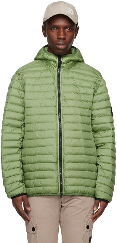 Photo: Stone Island Green Packable Down Jacket
