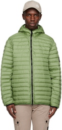 Stone Island Green Packable Down Jacket