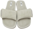 Eytys Grey Suede Bellagio Sandals