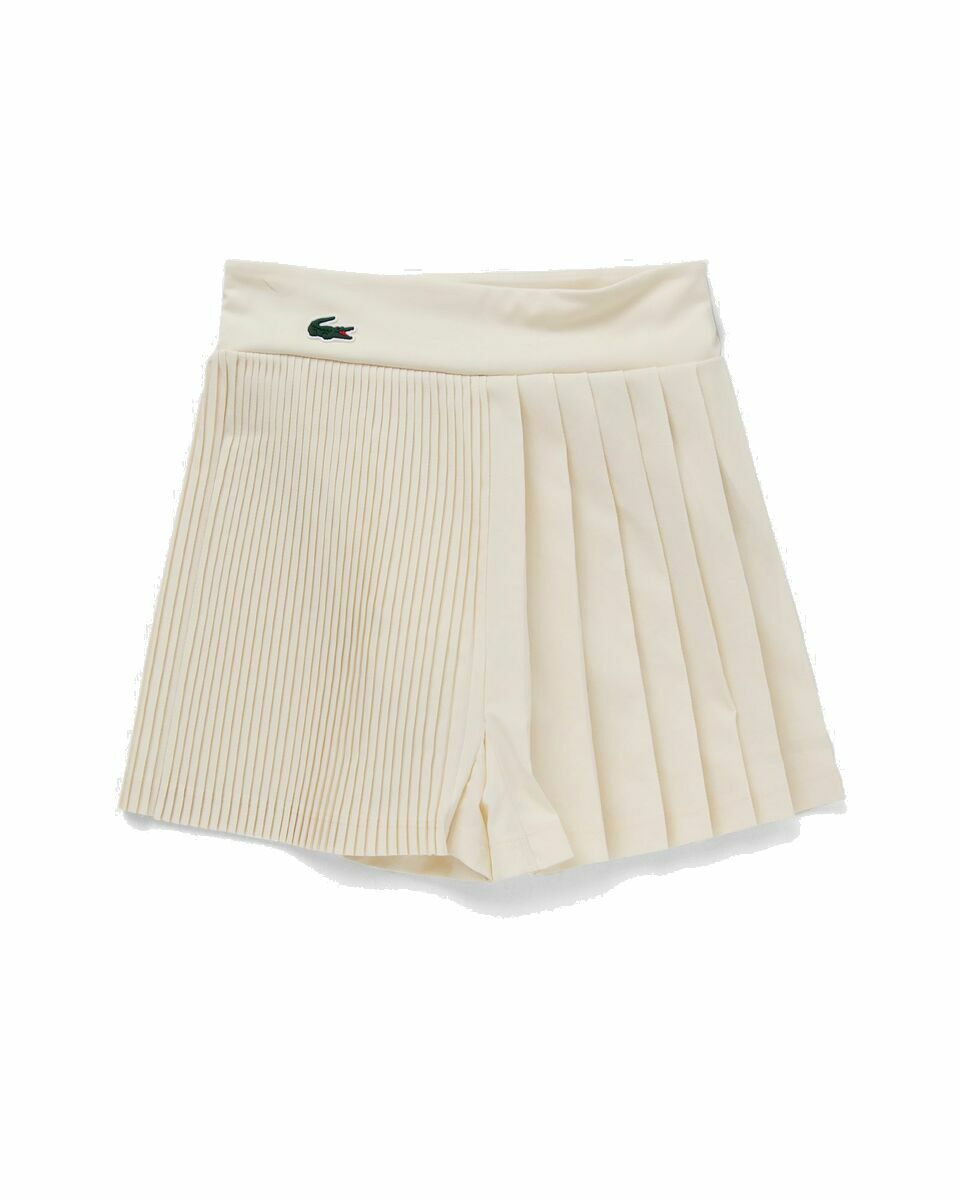 Photo: Lacoste Shorts Beige - Womens - Casual Shorts