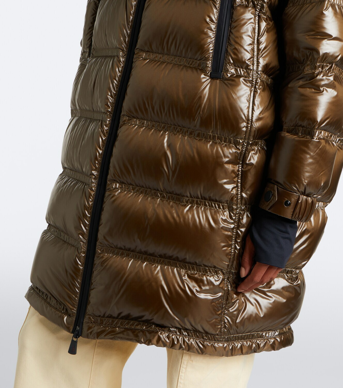 Moncler Grenoble Rochelairs hooded down coat