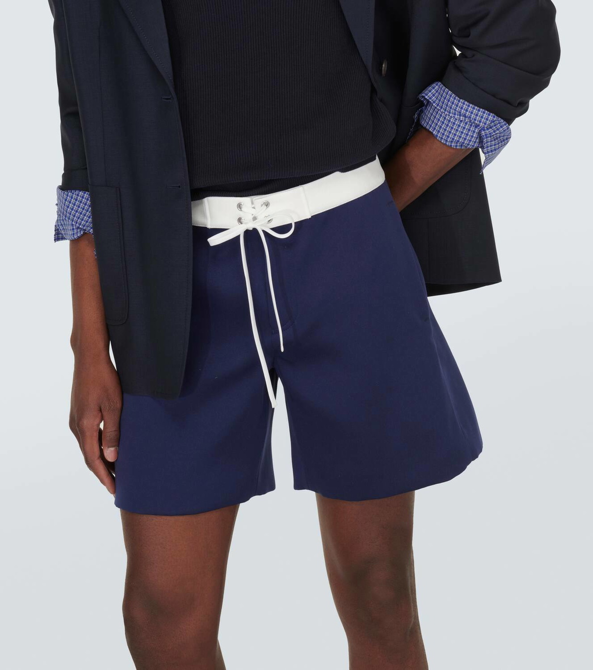 Miu Miu Satin Bermuda shorts