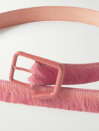 Acne Studios - Anahera Calf Hair Belt - Pink