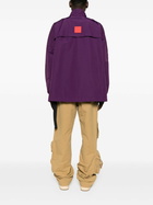 Lanvin Purple Pluto Half-Zip Windbreaker
