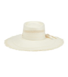 Zimmermann - Frayed raffia sun hat