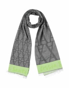 Alessia Santi Womens Scarf Charcoal