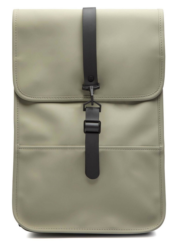 Photo: Rains Mini Rubberised Backpack - Sage - One Size