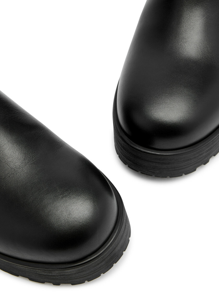 Givenchy Voyou Leather Chelsea Boots Black Givenchy