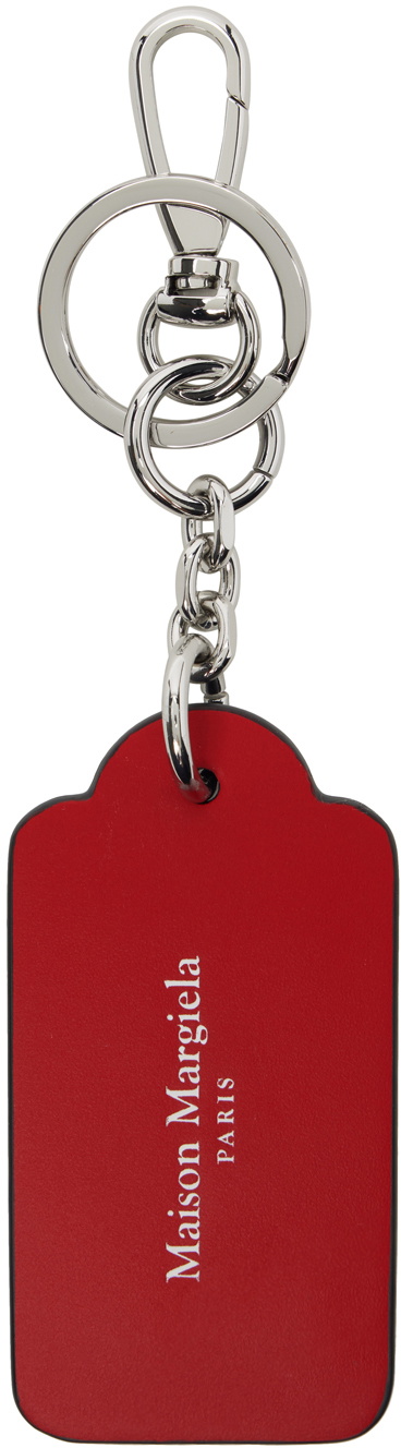 Maison Margiela Red & Black Tag Keychain
