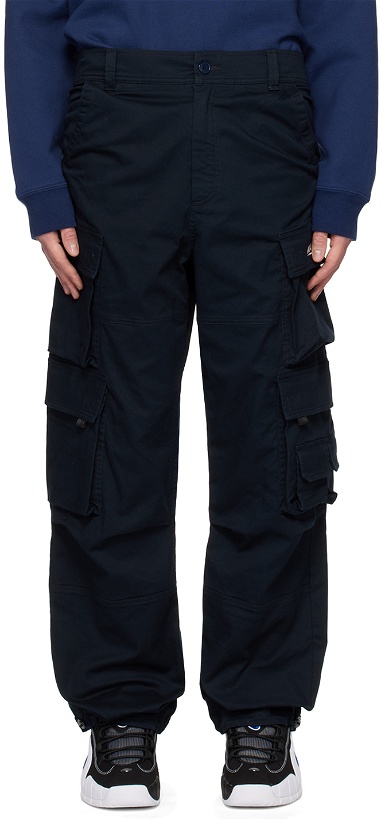Photo: Martine Rose Navy Pulled Cargo Pants