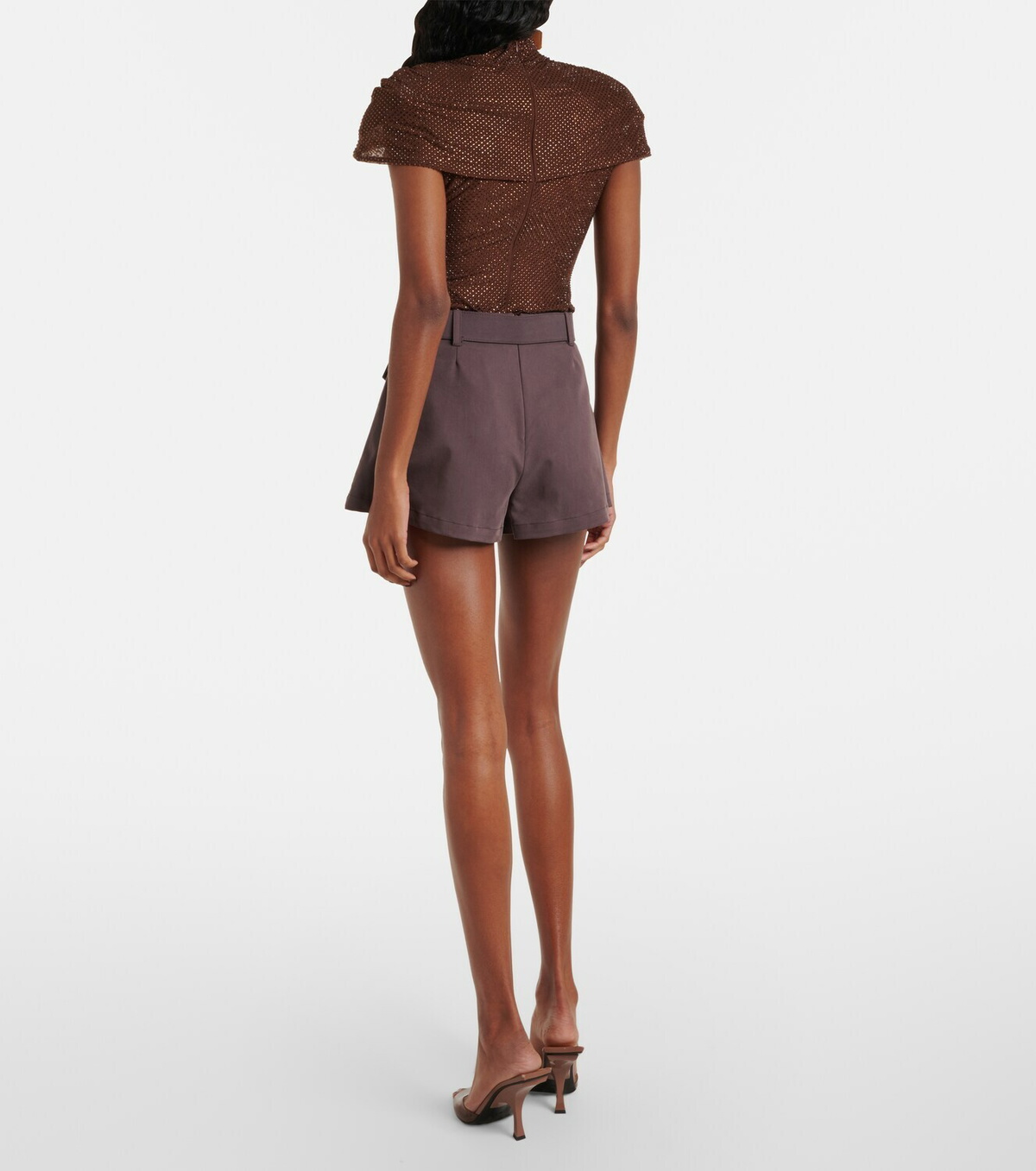 Self-Portrait Belted skort