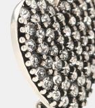 Saint Laurent YSL Heart embellished earrings