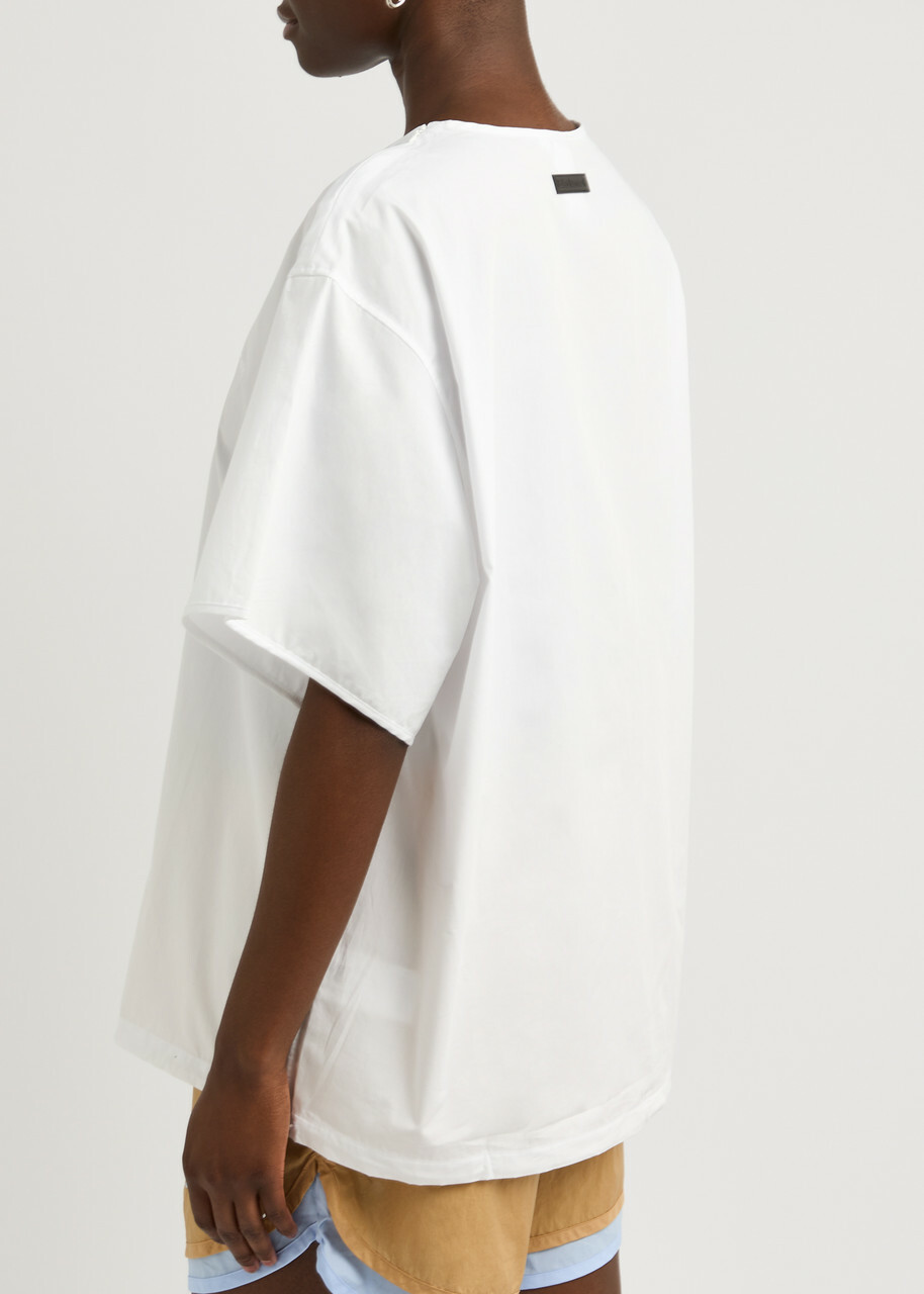 Adidas X Wales Bonner Logo Cotton-poplin T-shirt White adidas