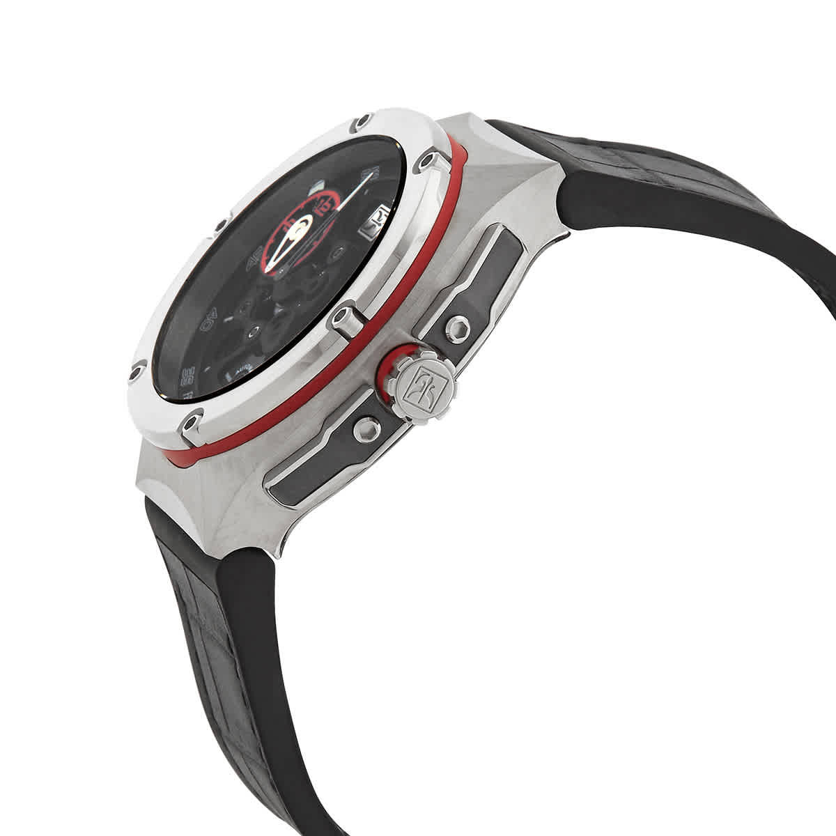 Franck Dubarry Crazy Wheel Automatic Black Dial Mens Watch CW-04-01