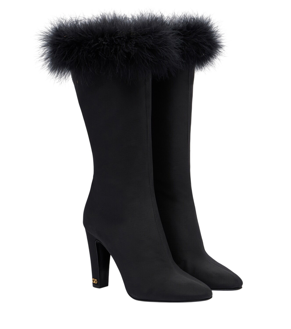 VALENTINO GARAVANI - 125mm Beatle Leather Platform Boots Valentino