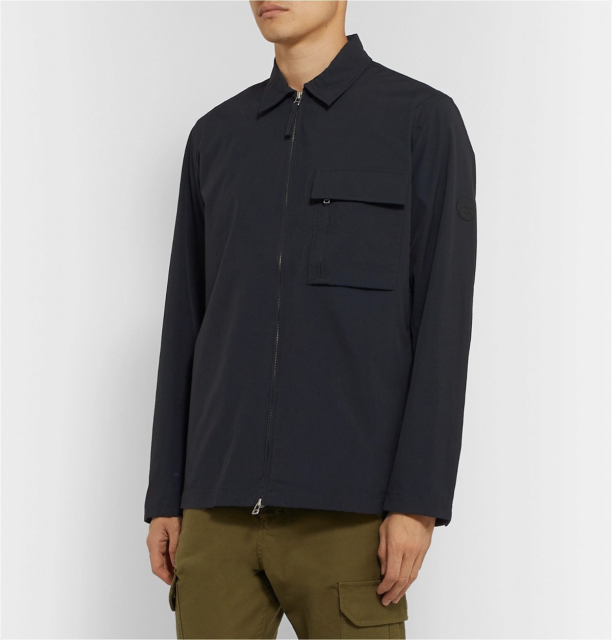 Norse Projects - Jens Nylon Overshirt - Blue Norse Projects